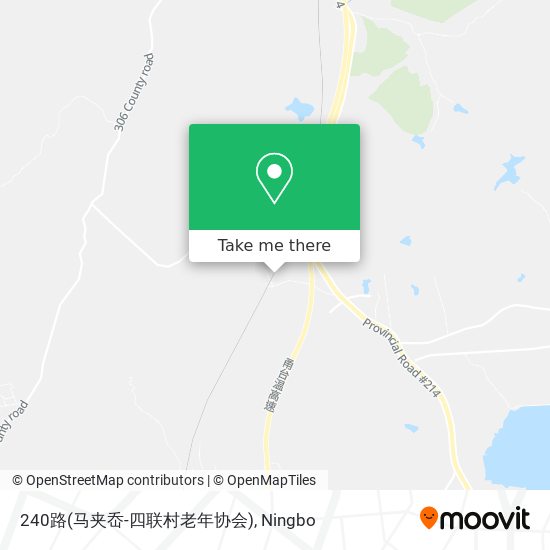 240路(马夹岙-四联村老年协会) map