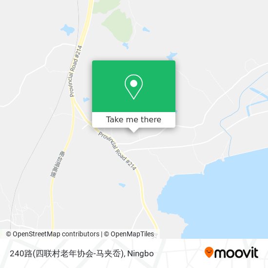 240路(四联村老年协会-马夹岙) map
