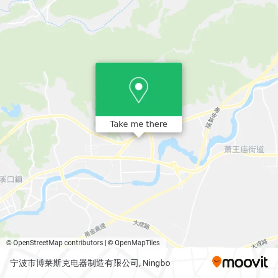 宁波市博莱斯克电器制造有限公司 map