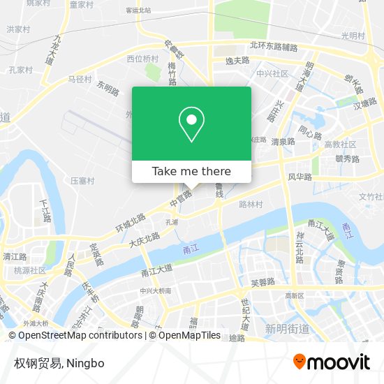 权钢贸易 map