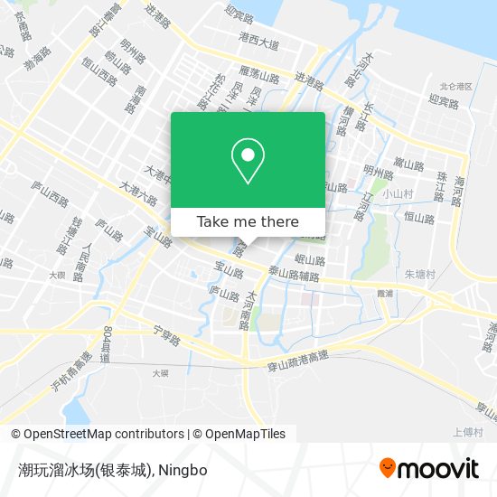 潮玩溜冰场(银泰城) map