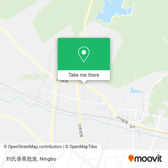 刘氏香蕉批发 map