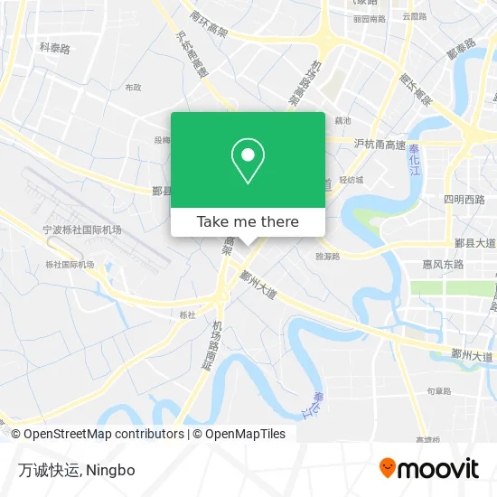 万诚快运 map