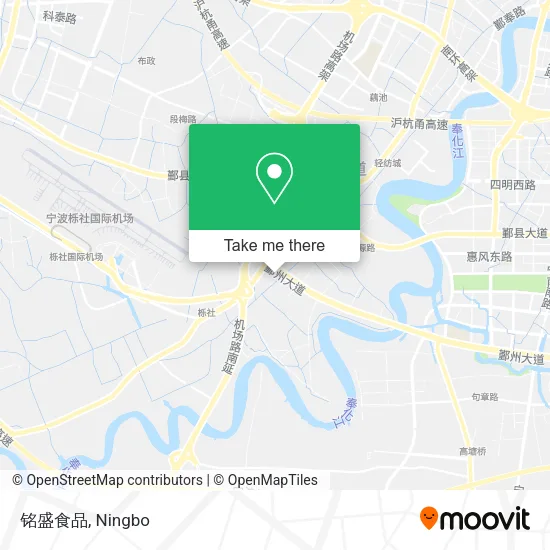 铭盛食品 map