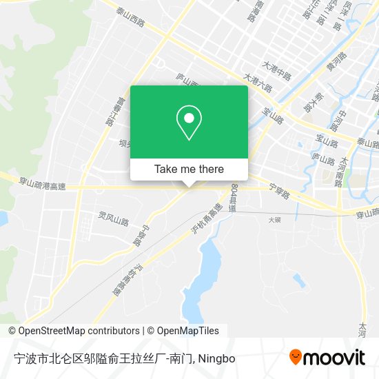 宁波市北仑区邬隘俞王拉丝厂-南门 map