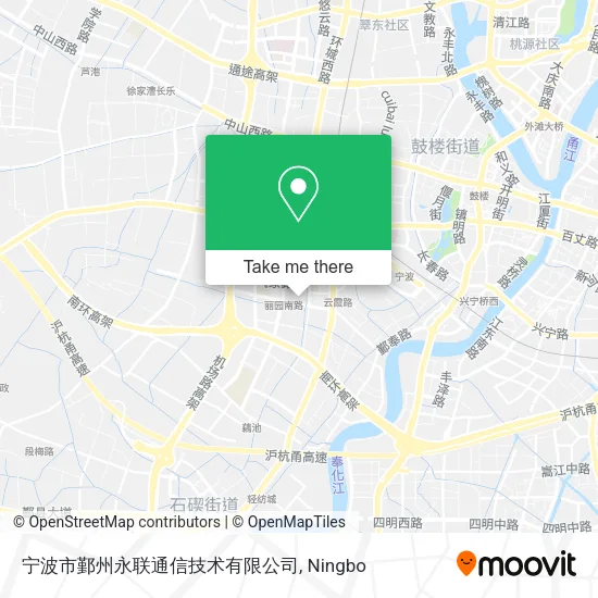 宁波市鄞州永联通信技术有限公司 map