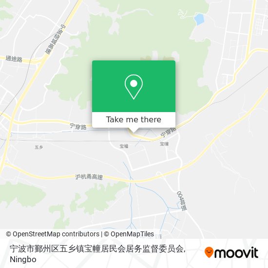 宁波市鄞州区五乡镇宝幢居民会居务监督委员会 map