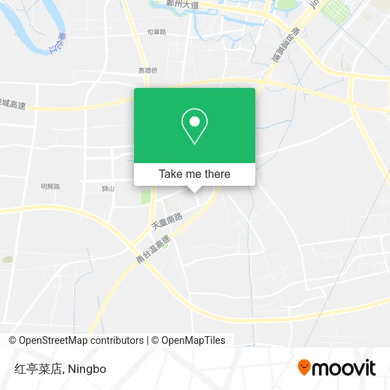 红亭菜店 map