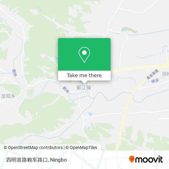 四明首路粮车路口 map