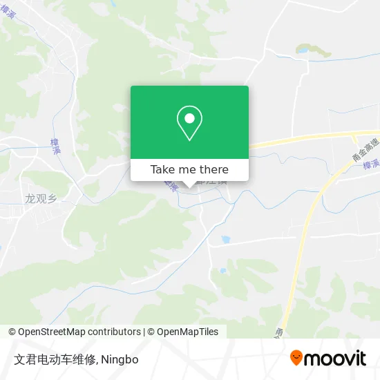 文君电动车维修 map