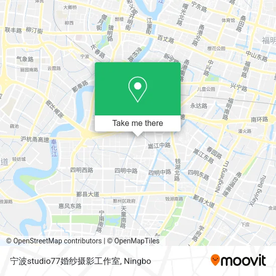 宁波studio77婚纱摄影工作室 map