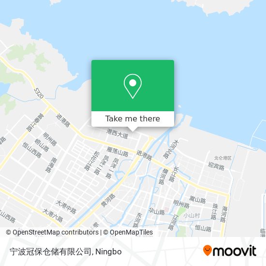 宁波冠保仓储有限公司 map