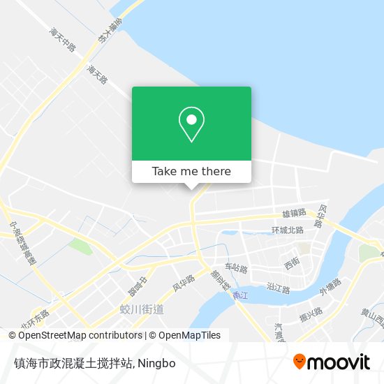 镇海市政混凝土搅拌站 map