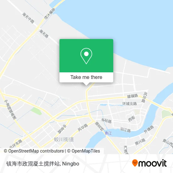 镇海市政混凝土搅拌站 map