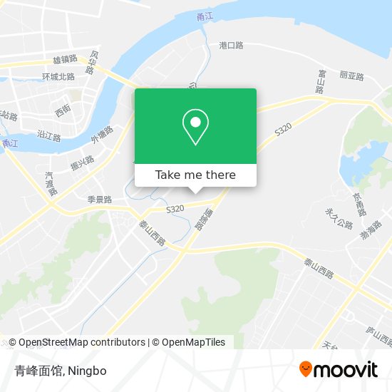 青峰面馆 map