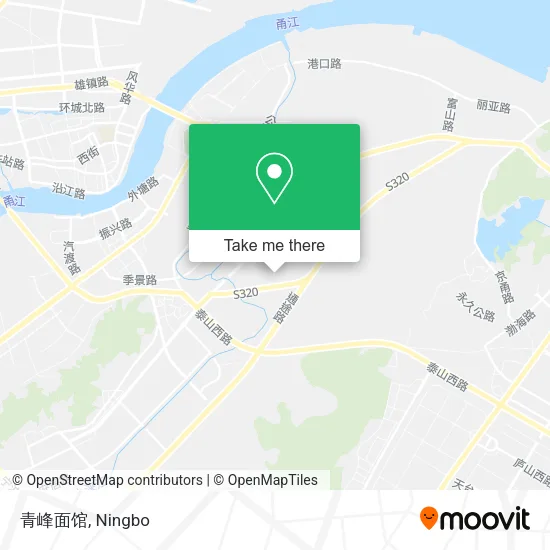 青峰面馆 map