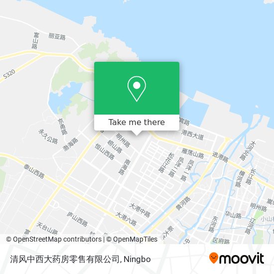 清风中西大药房零售有限公司 map