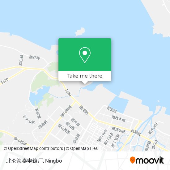 北仑海泰电镀厂 map