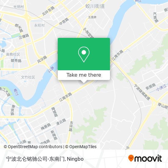 宁波北仑铭驰公司-东南门 map