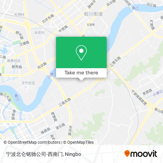 宁波北仑铭驰公司-西南门 map