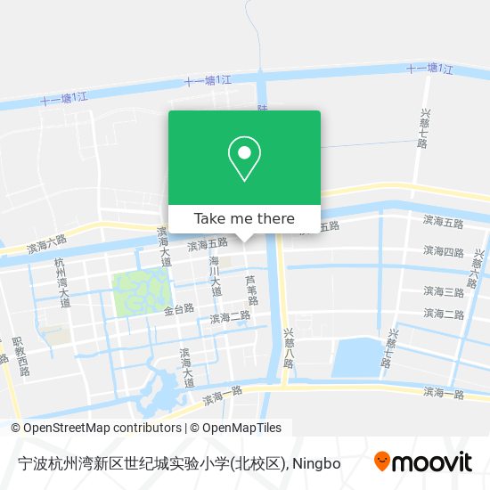 宁波杭州湾新区世纪城实验小学(北校区) map