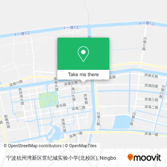 宁波杭州湾新区世纪城实验小学(北校区) map