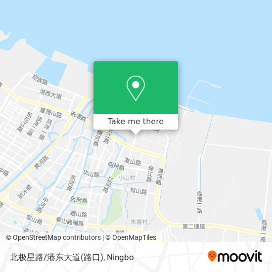北极星路/港东大道(路口) map