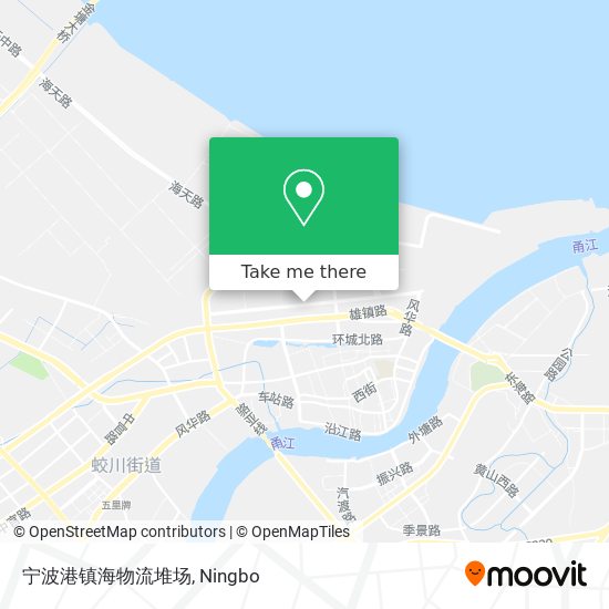 宁波港镇海物流堆场 map