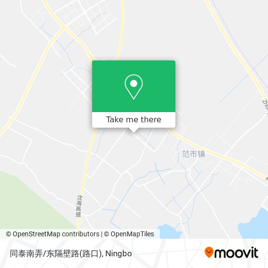 同泰南弄/东隔壁路(路口) map