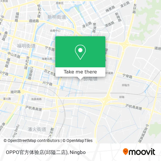 OPPO官方体验店(邱隘二店) map