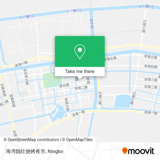 海湾靓灶烧烤夜市 map