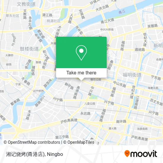湘记烧烤(甬港店) map