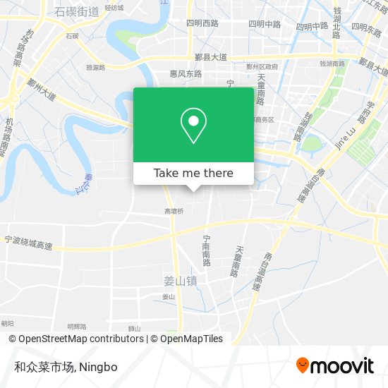 和众菜市场 map