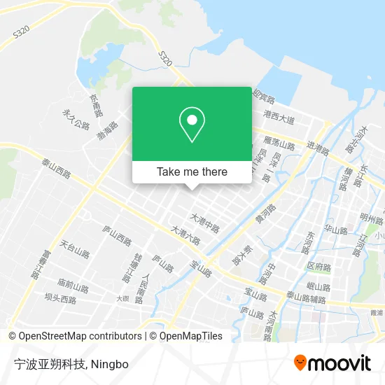 宁波亚朔科技 map