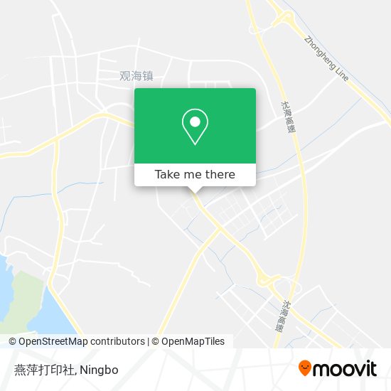 燕萍打印社 map