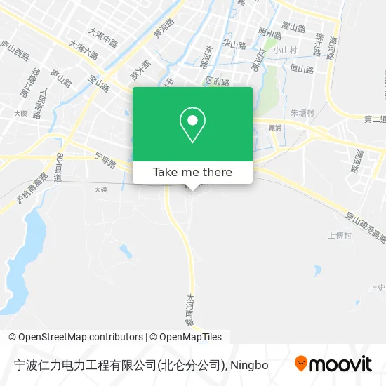 宁波仁力电力工程有限公司(北仑分公司) map