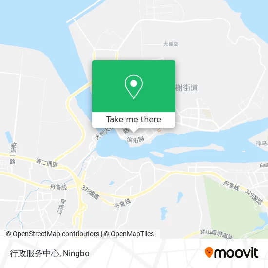 行政服务中心 map