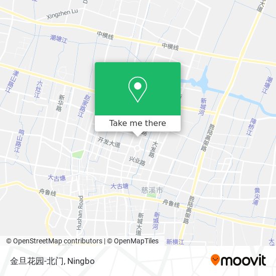 金旦花园-北门 map
