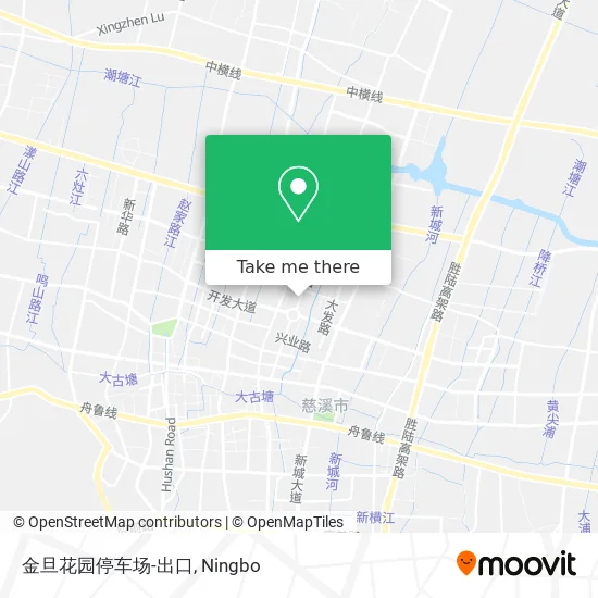 金旦花园停车场-出口 map