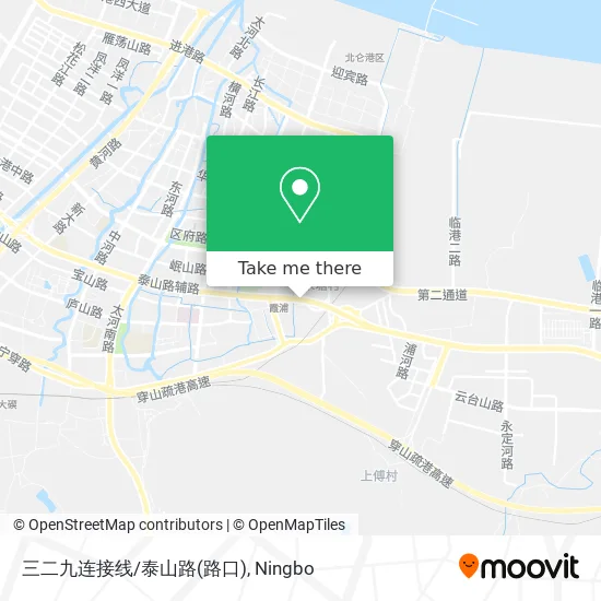 三二九连接线/泰山路(路口) map