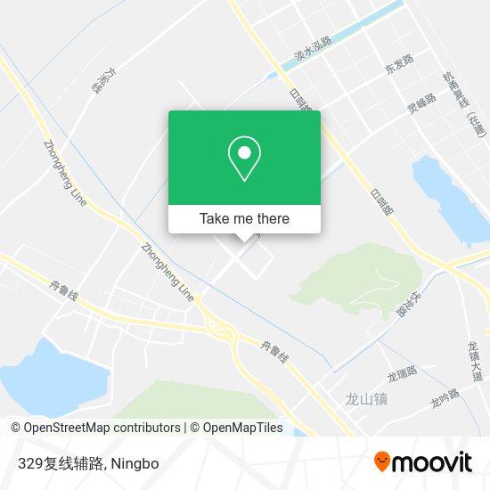 329复线辅路 map