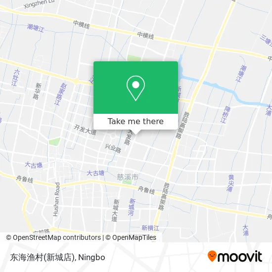 东海渔村(新城店) map