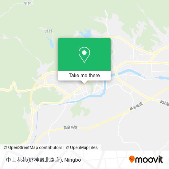 中山花苑(财神殿北路店) map