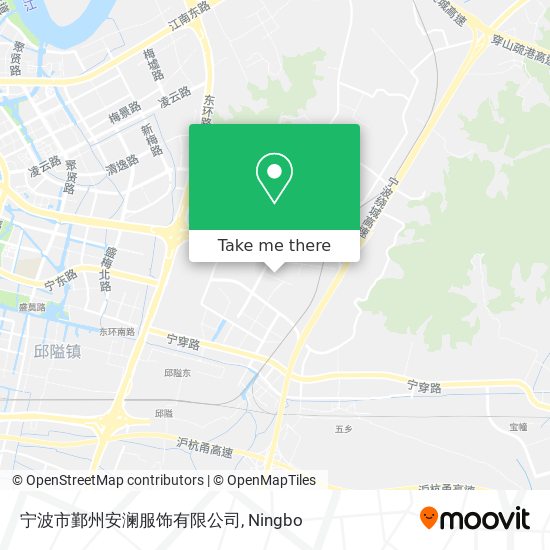 宁波市鄞州安澜服饰有限公司 map