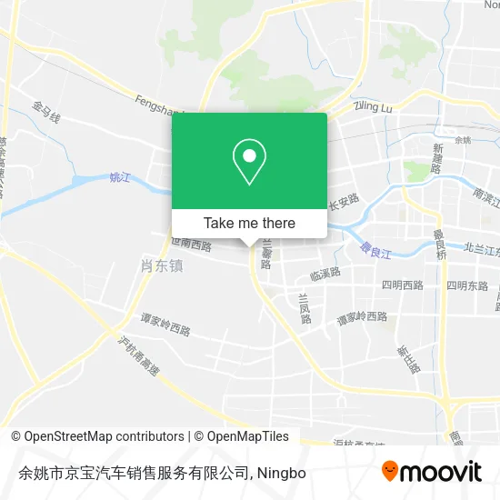 余姚市京宝汽车销售服务有限公司 map