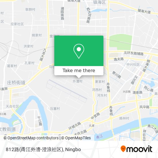 812路(甬江外漕-澄浪社区) map
