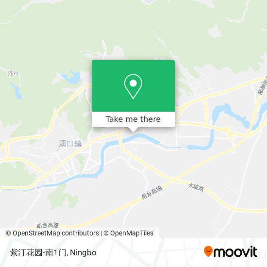 紫汀花园-南1门 map