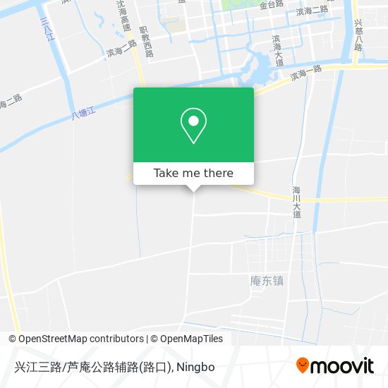 兴江三路/芦庵公路辅路(路口) map