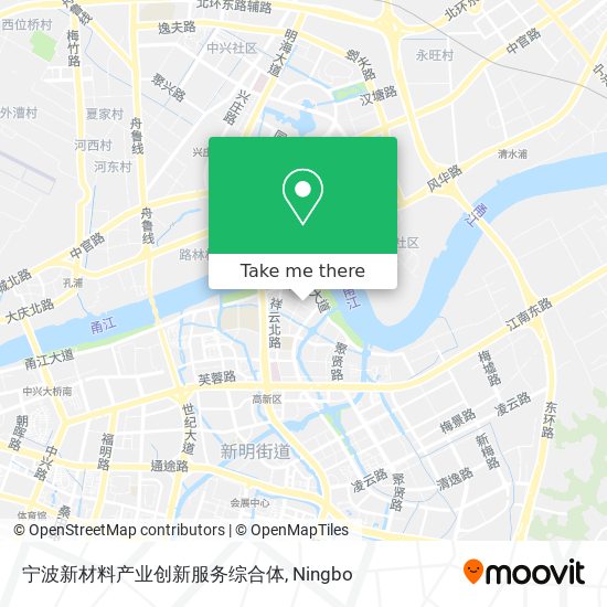 宁波新材料产业创新服务综合体 map