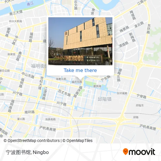 宁波图书馆 map
